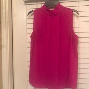 Pink sleeveless top